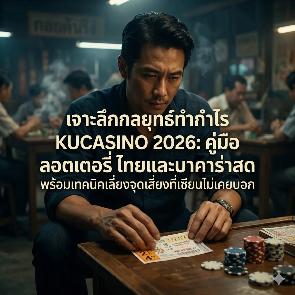 เจาะลึกกลยุทธ์ทำกำไร KUCASINO 2026: คู่มือ ลอตเตอรี่ ไทยและบาคาร่าสด พร้อมเทคนิคเลี่ยงจุดเสี่ยงที่เซียนไม่เคยบอก